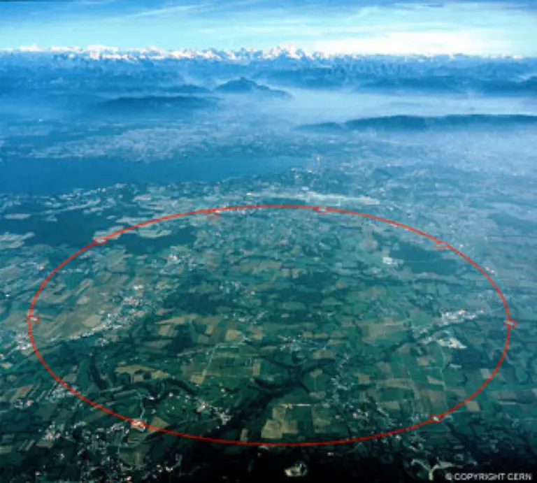 Der-LHC-ist-fast-so-rund-wie-ein-perfekter-Kreis-mit-einem-Umfang-von-26-695-Kilometern-Er-liegt-in-100-Meter-Tiefe