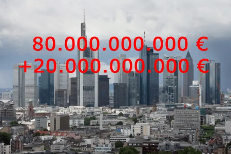 Der-Rettungsfonds-stellt-Banken-80-Milliarden-Euro-Kapital-zur-Verfuegung-Zudem-kalkuliert-der-Bund-damit-dass-der-Fonds-bei-fuenf-Prozent-der-Garantien-ueber-400-Milliarden-Euro-tatsaechlich-einspringen-muss-macht-also-20-Milliarden-zusaetzlich
