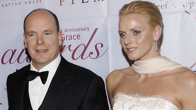 Fürst Albert II. von Monaco und Charlene Wittstock bei der Prinzessin Gracia Gala in New York (Archivfoto vom 25.10.2007).