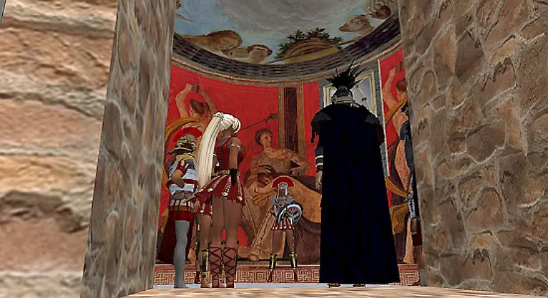 Salve-Avatare-Auch-die-roemischen-Legionaere-fuehlen-sich-in-der-antiken-Villa-sichtlich-wohl