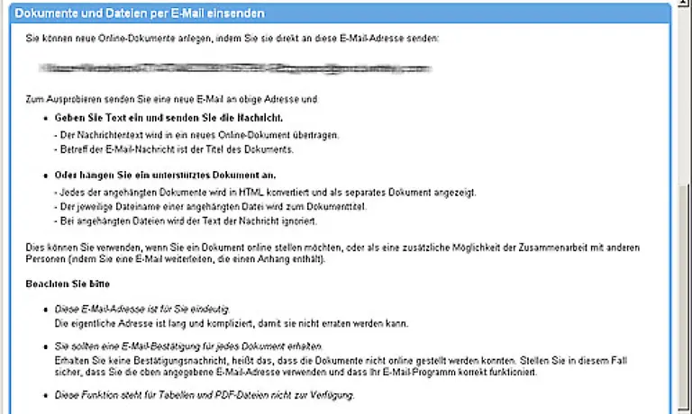 Toll-Sie-koennen-sogar-einen-Text-an-Google-Text-Tabelle-mailen-der-dann-automatisch-als-Textdokument-angelegt-wird