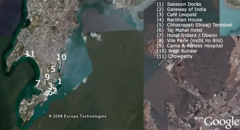 Am-Strand-von-Chowpatty-greifen-zwei-Terroristen-um-22-50-Uhr-Polizisten-an-Die-Terroristen-werden-getoetet