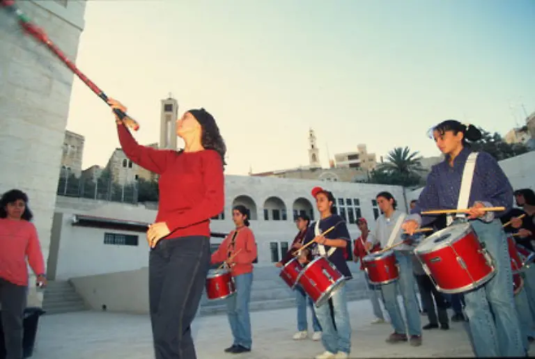 In-Bethlehem-marschieren-Pfadfinder-voraus