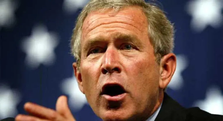 Bush-befand-sich-auf-einer-Mission-deren-Ziel-er-allerdings-selbst-nicht-so-genau-zu-kennen-schien