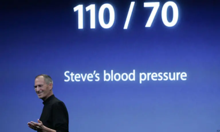 Jobs-versuchte-das-Thema-klein-zu-halten-machte-bei-einer-Praesentation-sogar-Witze-darueber-Was-ihm-fehlte-verschwieg-er-jedoch