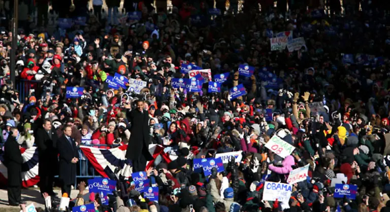 Am-10-Februar-2007-verkuendet-er-am-selben-Ort-an-dem-Abraham-Lincoln-seine-beruehmte-House-Divided-Rede-gegen-die-Sklaverei-gehalten-hatte-A-house-divided-against-itself-cannot-stand-in-Springfield-seine-Praesidentschaftskandidatur