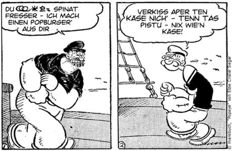 Doch-wurde-Popeye-mit-seinem-Spinat-Trick-zum-Vorlaeufer-der-uebermenschlichen-Superhelden-die-inzwischen-die-Comic-Szene-beherrschen