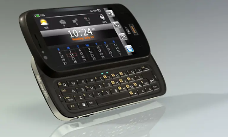 Zu-den-Geraeten-gehoert-zum-Beispiel-das-UMTS-Handy-M900-mit-3-8-Zoll-grossem-Touchdisplay-und-herausziehbarer-Tastatur