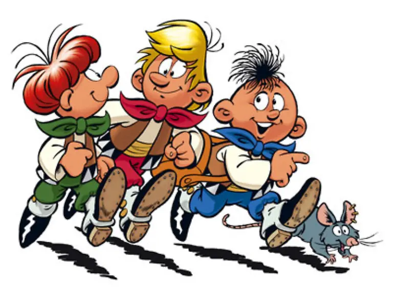 Die-Tradition-der-humanistischen-gewaltfreien-Comicerzaehlungen-wurde-bis-heute-bewahrt-Die-Abrafaxe-kennen-keine-Angst-vor-grossen-Tieren-und-wollen-denen-die-Unrecht-erleiden-zu-ihrem-Recht-verhelfen