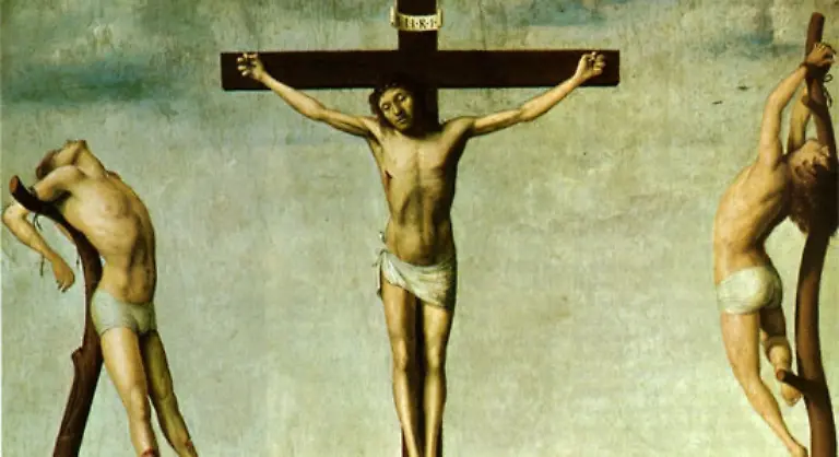 Die-Bezeichnung-Karfreitag-kommt-aus-dem-Althochdeutschen-Chara-bedeutete-seinerzeit-so-viel-wie-Klage-Trauer-Dem-christlichen-Glauben-zufolge-bringt-der-Tod-Jesu-am-Kreuz-den-Menschen-die-Erloesung