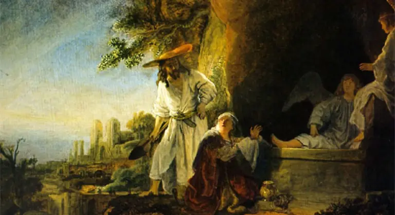 Zurueck-zur-biblischen-Geschichte-Die-Auferstehung-selbst-wird-im-Neuen-Testament-nicht-beschrieben-Augenzeugen-werden-nicht-zitiert-Erst-das-von-Maria-Magdalena-entdeckte-leere-Grab-gibt-den-Juengern-einen-Hinweis