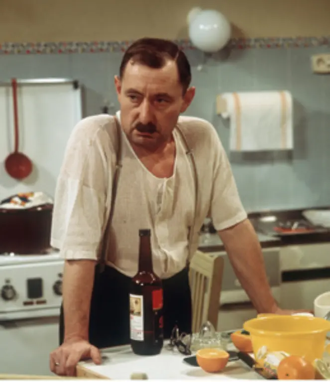 Von-Januar-1973-bis-November-1974-laeuft-die-Fernsehserie-Ein-Herz-und-eine-Seele-in-der-Heinz-Schubert-alias-Alfred-Tetzlaff-eine-Karikatur-des-westdeutschen-Spiessers-gibt