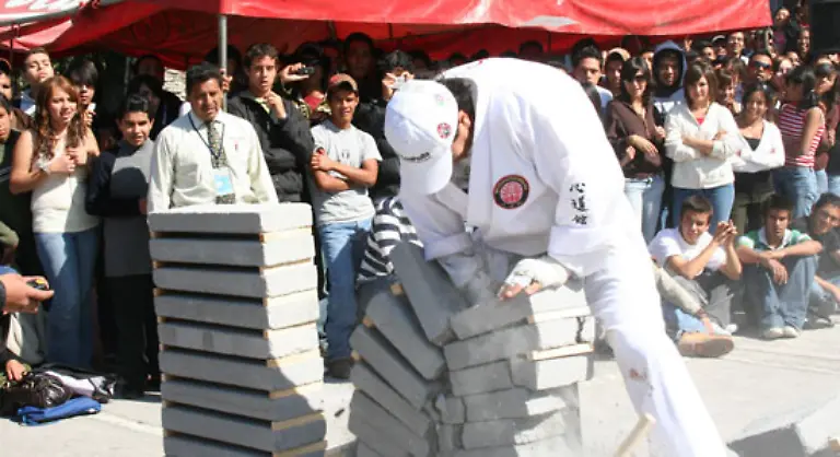 Meiste-zerbrochene-Betonbloecke-Der-Rekord-fuer-die-meisten-zerbrochenen-Betonbloecke-in-einer-Minute-liegt-bei-386-und-wurde-im-November-2007-von-Eduardo-Estrada-Mexiko-aufgestellt