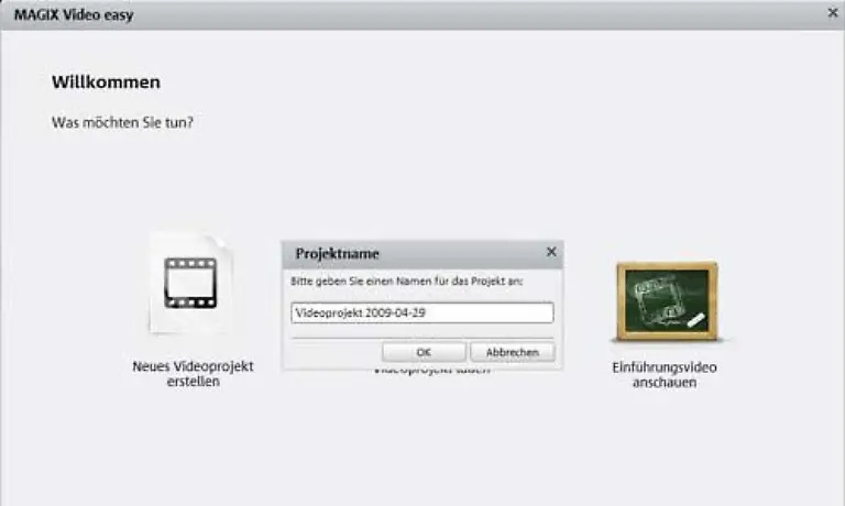 Um-ein-neues-Projekt-anzulegen-klicken-Sie-auf-das-entsprechende-Feld-und-geben-einen-passenden-Namen-ein-Wie-in-der-kompletten-Software-sind-die-Symbole-sehr-gross-dargestellt-und-leicht-zu-erkennen