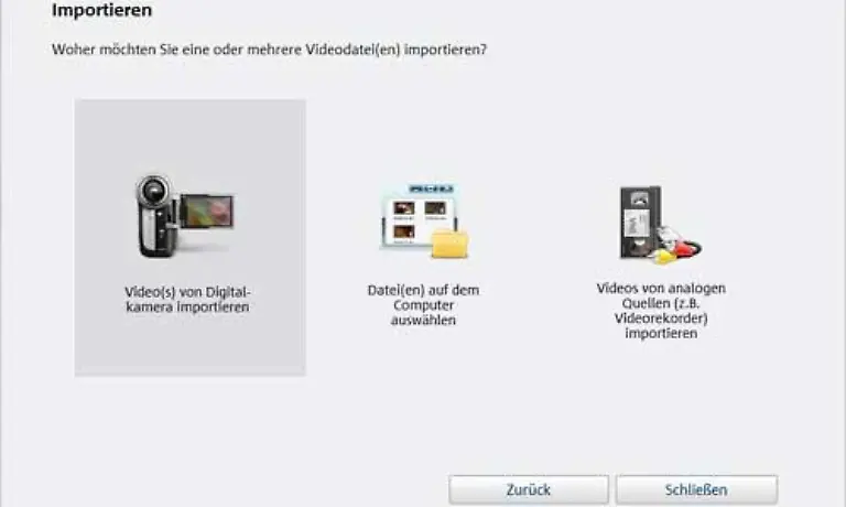 Danach-waehlen-Sie-aus-ob-Sie-Videodateien-von-Ihrer-Kamera-einem-Videorekorder-oder-der-Computerfestplatte-importieren-wollen-Fuer-den-Test-haben-wir-typischerweise-Kameradateien-gewaehlt