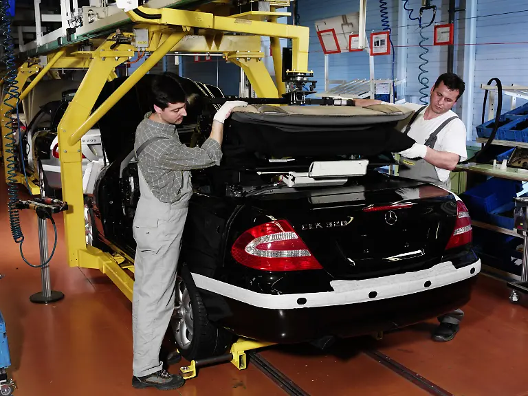 Dacheinbau-Mercedes-CLK-Cabrio