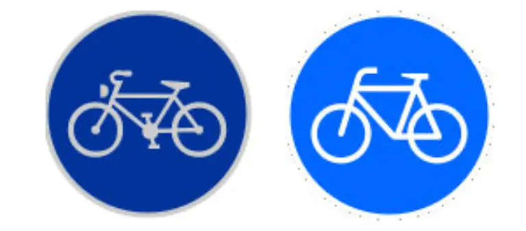 Sonderweg-Radfahrer