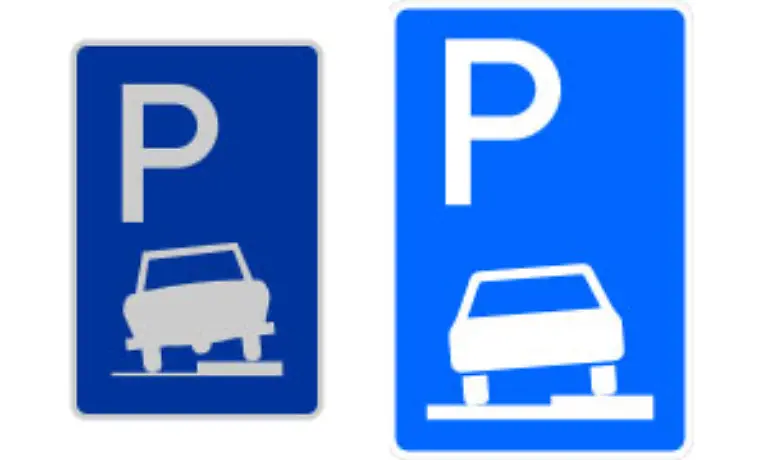 Parken-halb-Gehwege-Fahrtrichtung-rechts