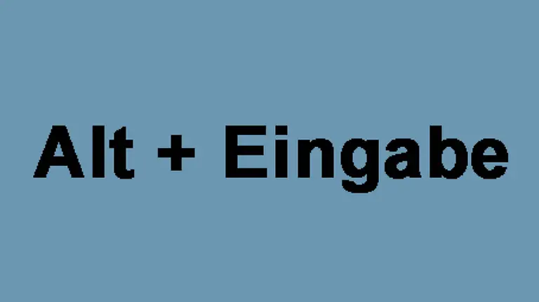 Alt-Eingabe