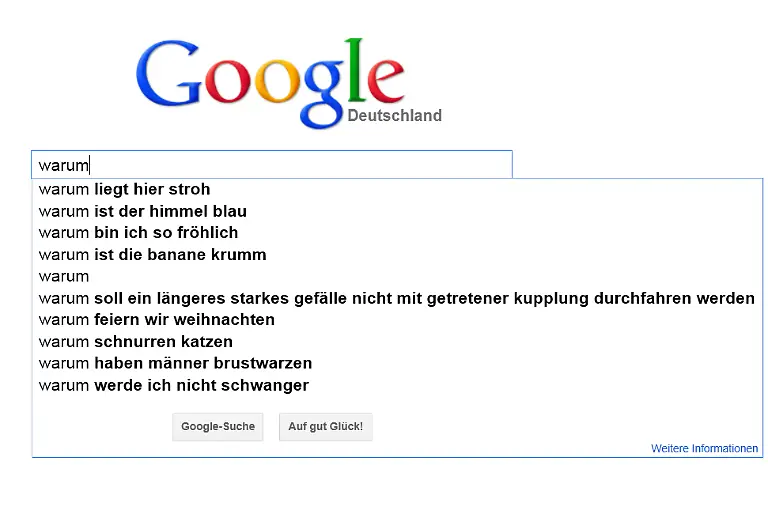 google-warum