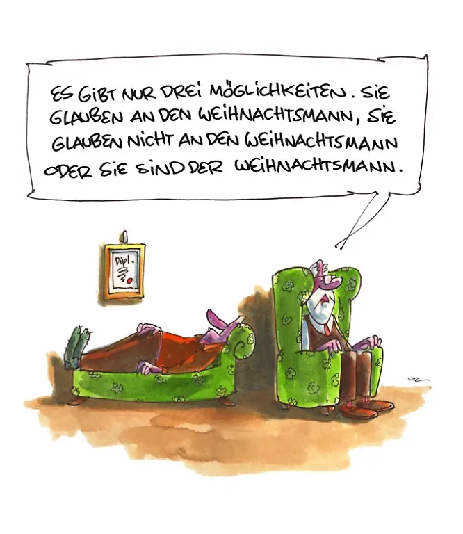 Weihnachtsmann-Couch