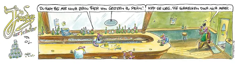 zehn-Bier-zu-stehen