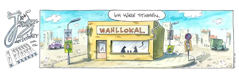 Wahllokal-stimmen