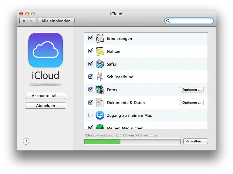 iCloud-Schluesselbund