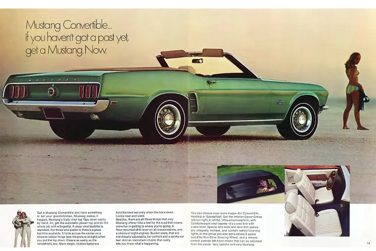 09FordMustangConvertibleWerbung1969QuelleFord