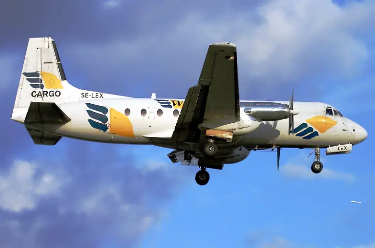 West-Air-Sweden-HS-748
