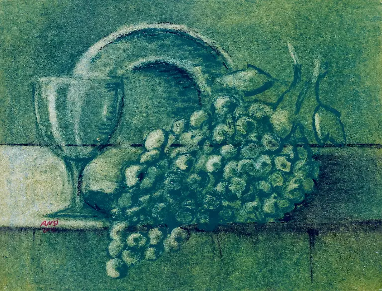 Ansi-Still-Life-in-Green