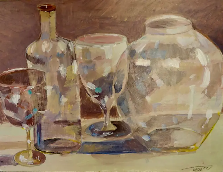 Rabbani-Still-Life-of-Glassware