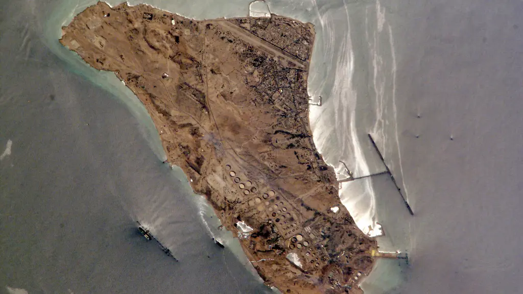 March-31-2026-Kharg-Island-Iran-Astronaut-view-of-the-Iranian-primary-oil-export-terminal-of-Kharg-Island-in-the-Persian-Gulf-February-13-2010-in-Earth-Orbit-The-tanker-dock-facilities-tanks-and-other-oil-infrastructure-can-be-clearly-seen-on-the-barren-rocky-outpost
