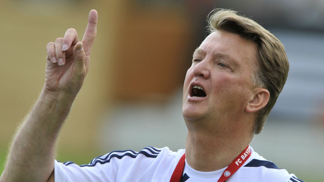 Wiedersehen mit Luca Toni? Louis van Gaal.