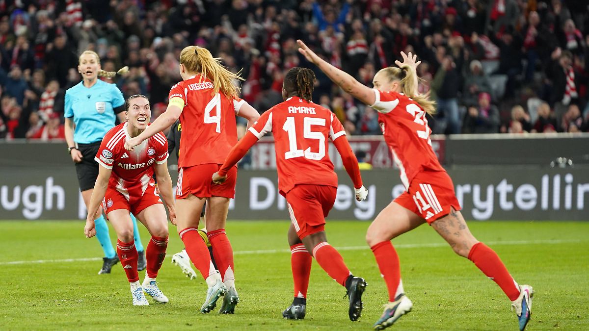 ManUnited niedergerungen: FC-Bayern-Frauen stürmen mit Doppelschlag ins Champions-League-Halbfinale