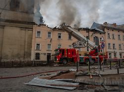 Selbst am helllichten Tag: Ukraine meldet Höchstzahl an russischen Drohnenangriffen