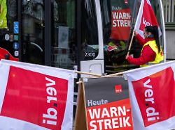 Bayern: Verdi kündigt Warnstreiks in Nürnberg und Augsburg an