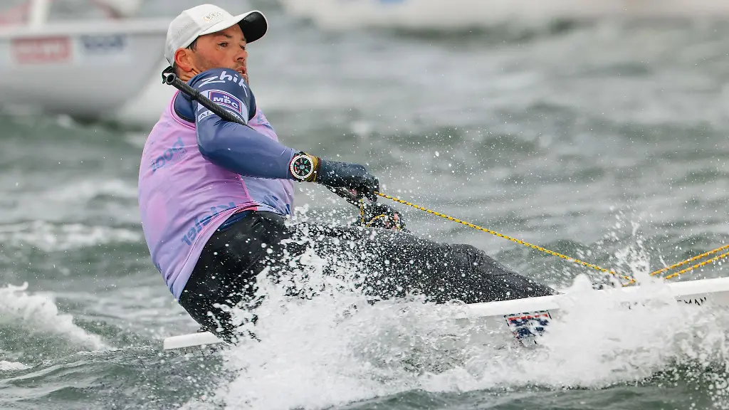 Philipp-Buhl-segelte-in-der-Ilca-7-Klasse-vor-Mallorca-auf-Platz-4