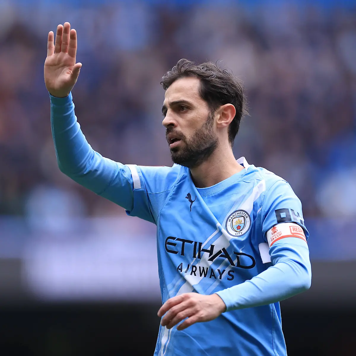 Football-FA-Cup-Quarter-Final-Manchester-City-v-Liverpool-4th-April-2026-FA-Cup-Quarter-Final-Manchester-City-v-Liverpool-Bernardo-Silva-of-Manchester-City-Photo-Simon-Stacpoole-Offside-Manchester-UK-Fussball-FA-Cup-Viertelfinale-Manchester-City-gegen-Liverpool-4