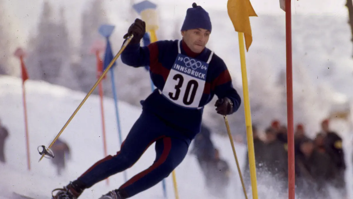 Olympische-Winterspiele-1964-in-Innsbruck-Slalom-Eberhard-Riedel-DDR