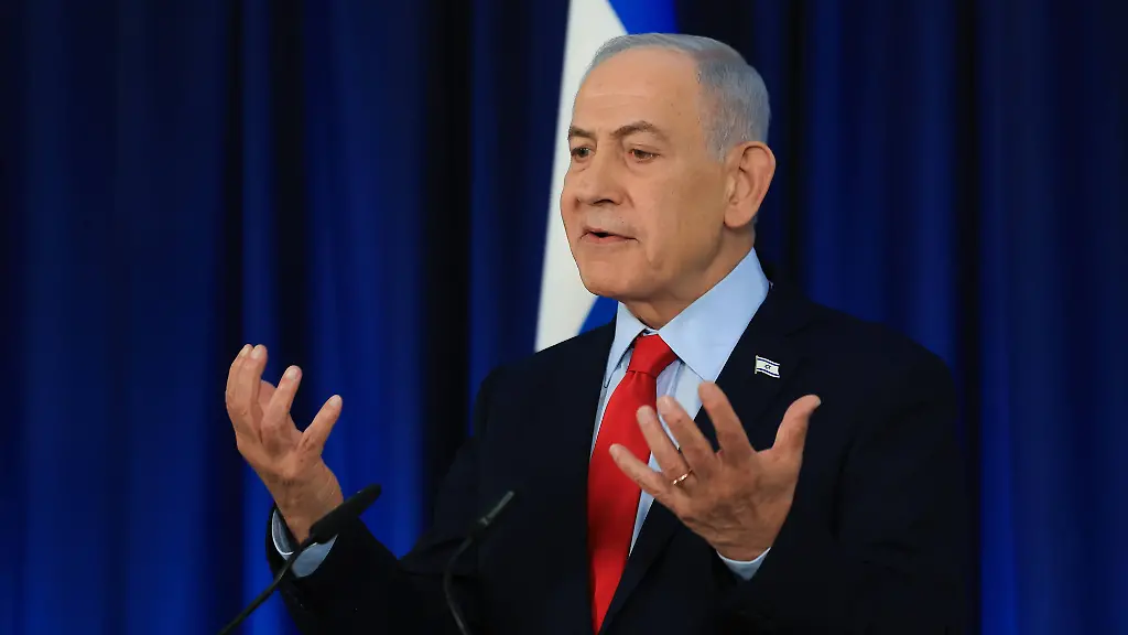 Israeli-Prime-Minister-Benjamin-Netanyahu-speaks-during-a-press-conference-amid-the-U-S-Israel-conflict-with-Iran-in-Jerusalem-March-19-2026