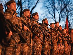 Bild: Reisners Blick auf die Front :