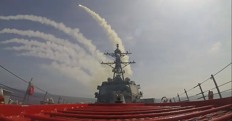 March-1-2026-Uss-Frank-E-Petersen-Jr-United-States-The-U-S-Navy-Arleigh-Burke-class-guided-missile-destroyer-USS-Frank-E-Petersen-Jr-launches-a-Tomahawk-Land-Attack-Missile-in-support-of-Operation-Epic-Fury-February-28-2026-from-an-undisclosed-location-Operation-Epic-Fury-is-the-name-for-the-U-S-Israeli-joint-attack-on-Iran-Uss-Frank-E-Petersen-Jr-United-States-ZUMAp138-20260301-zaa-p138-020-Copyright-xU-SxNavy-U-S