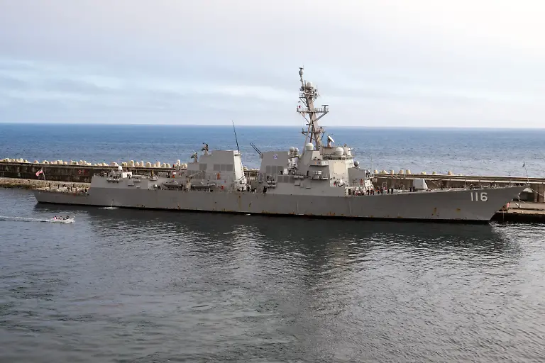USS-Thomas-Hudner-DDG-116-berthed-in-the-harbor-of-Ponta-Delgada-Azores-on-Friday-November-4-2022-It-is-the-66th-ship-in-the-Arleigh-Burke-class-of-destroyers-deployed-by-the-United-States-Navy-around-the-world