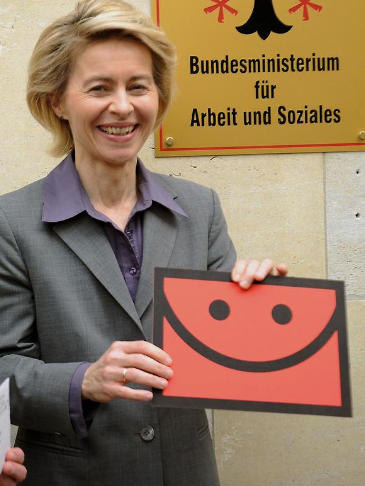 Von der Leyen, selbst Mutter von sieben Kindern.