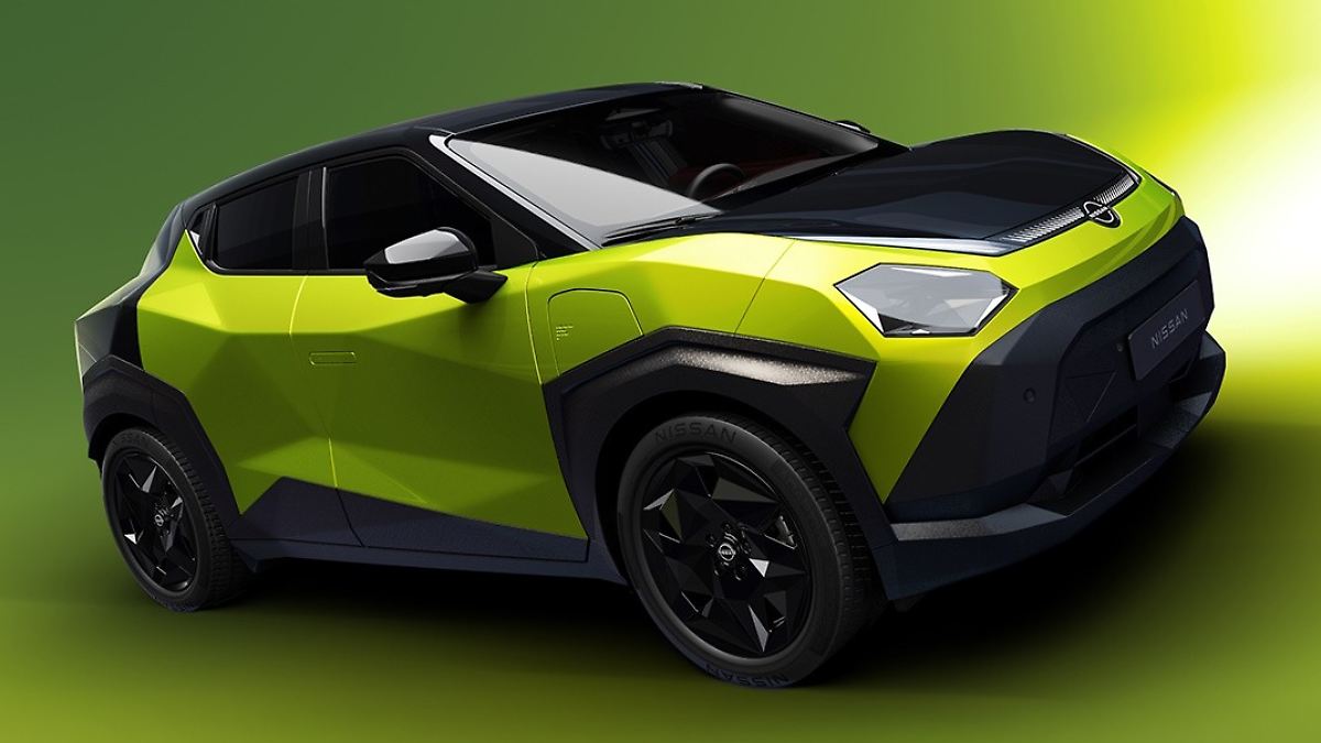 Karosserie wie gefaltet: Dritte Generation des Nissan Juke kommt als E-Auto