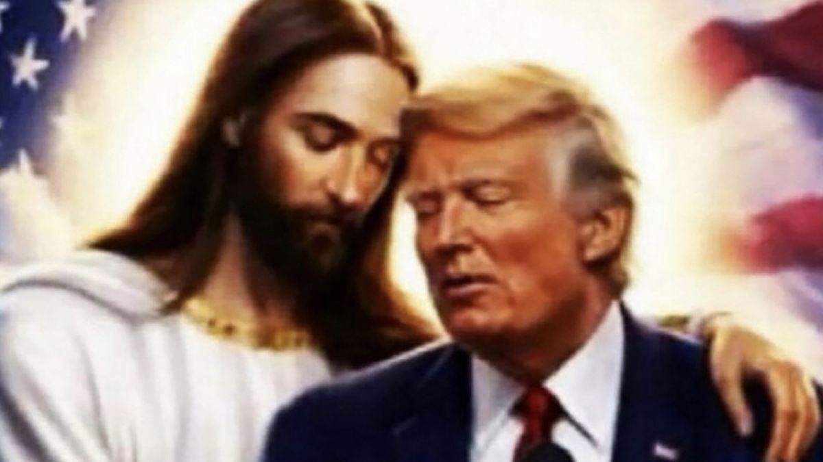 "Finde das recht nett": Trump legt mit weiterem Jesus-Bild nach