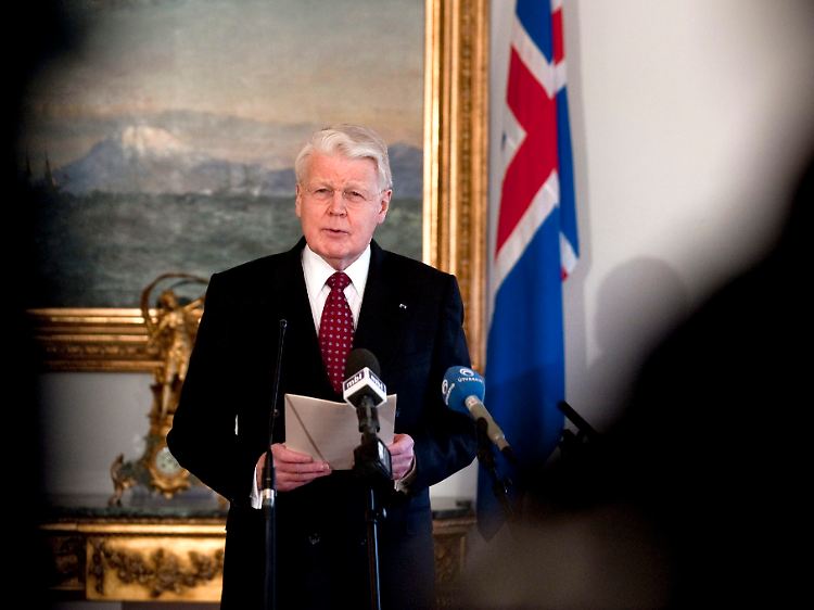 Volksnah und einflussreich: Staatspräsident Olafur Ragnar Grimsson (Archivbild).