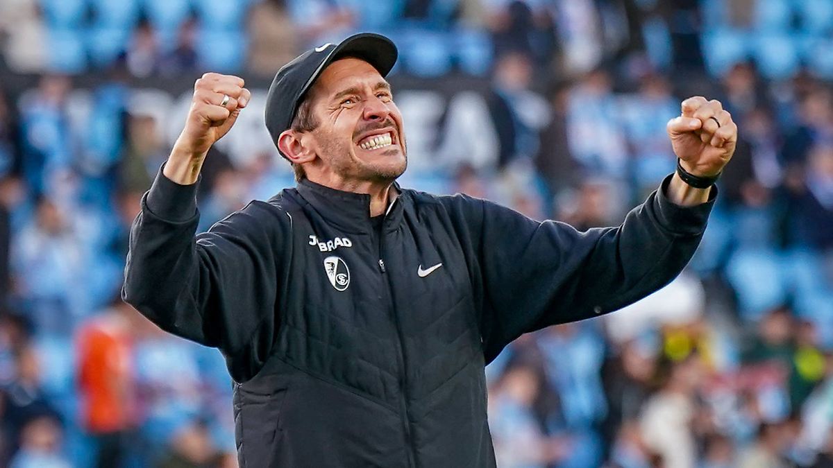 Ganz verliebt in Julian Schuster: Umjubelter Trainer macht Freiburg so erfolgreich wie nie zuvor