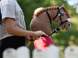 Thüringen: Sport-Event der anderen Art: Hobby Horse-Messe in Eisenberg